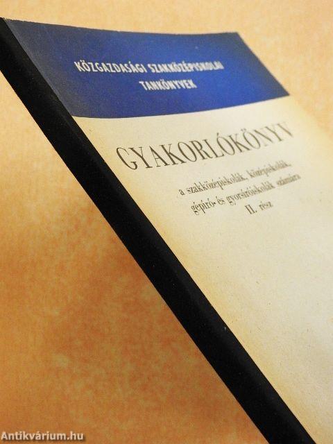 Gyakorlókönyv II.