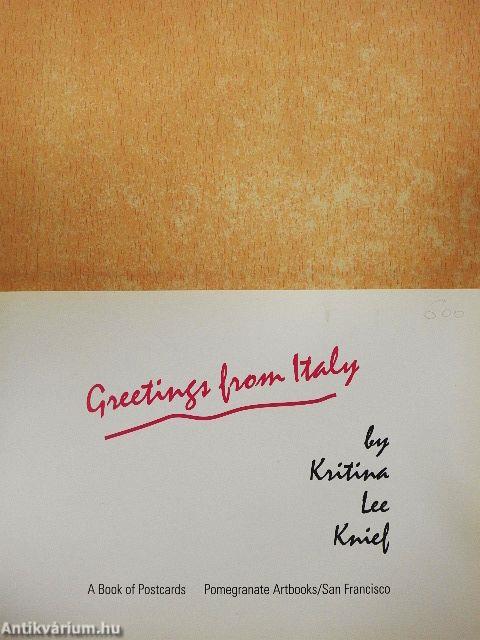 Greetings from Italy