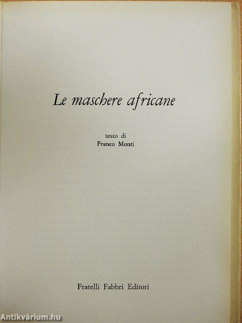 Le maschere africane