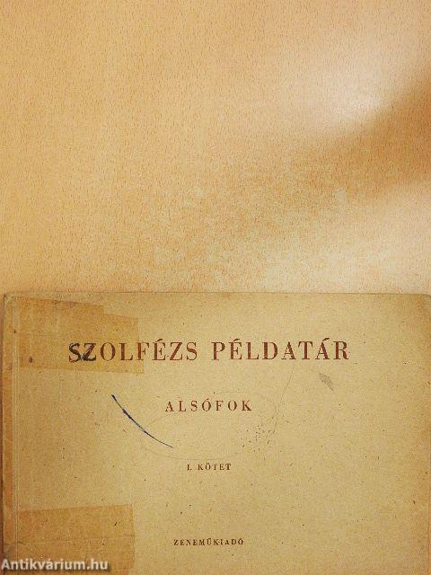 Szolfézs példatár - Alsófok I.