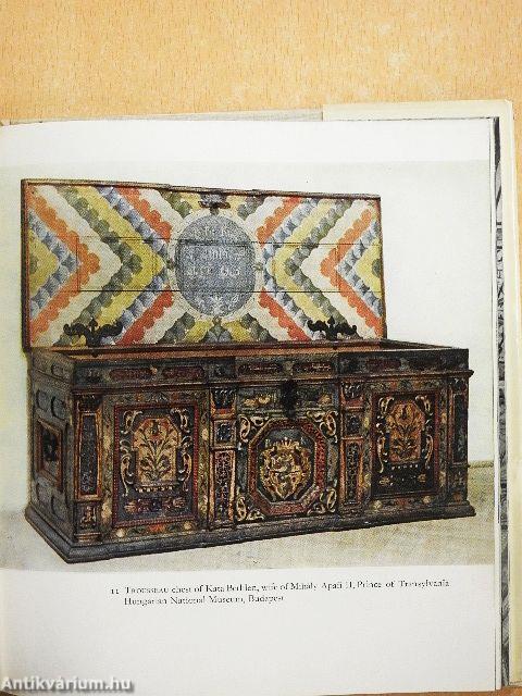 Old Hungarian painted woodwork