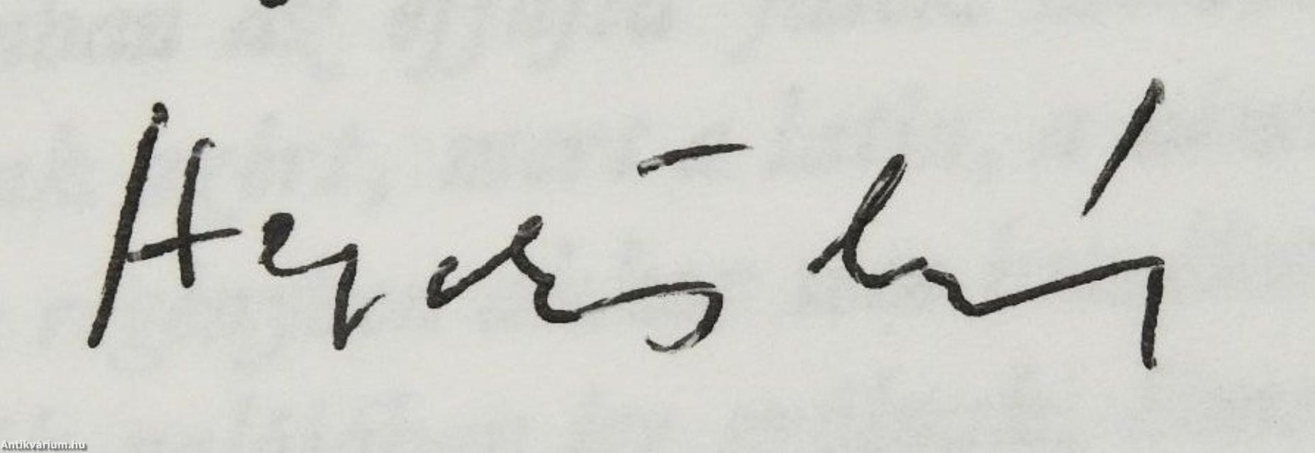 Az egyetlen út (dedikált példány)