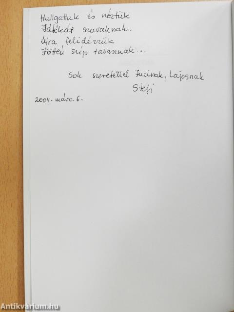 Őszidő (dedikált példány)