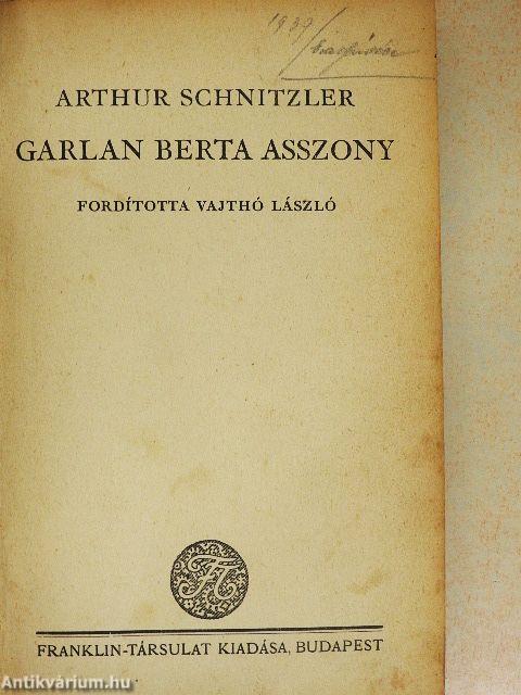Garlan Berta asszony