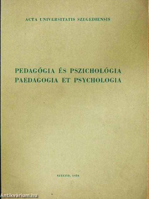 Pedagógia és pszichológia