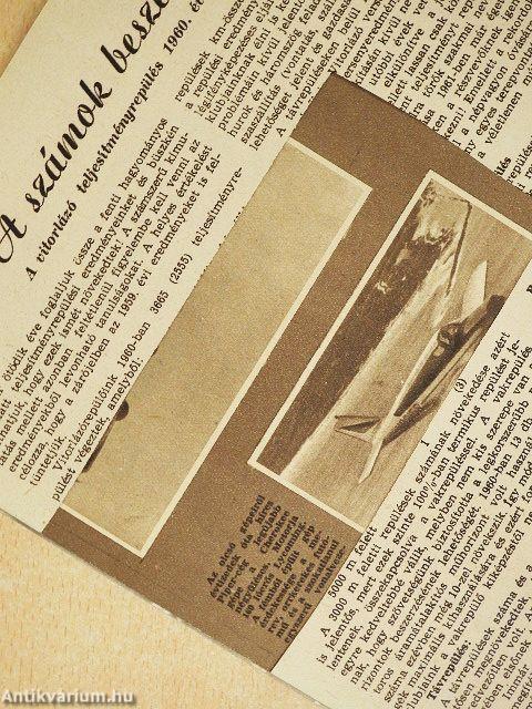 Repülés 1961. (nem teljes évfolyam)