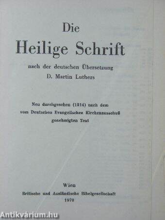 Die Heilige Schrift