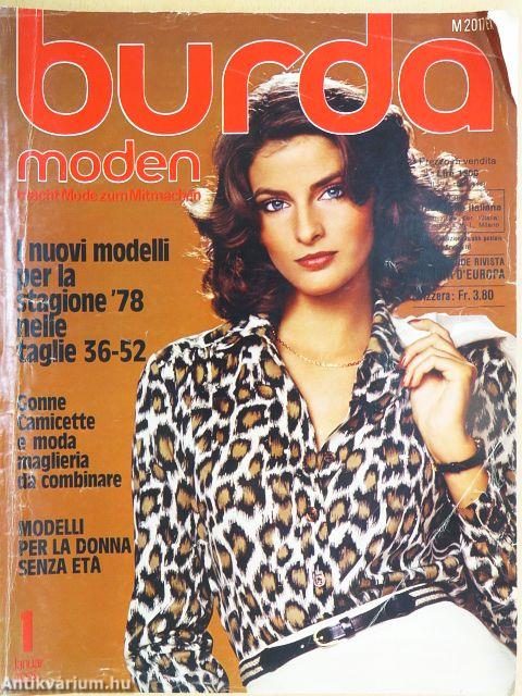 Burda Moden Januar 1978