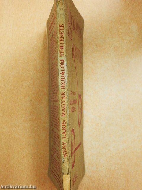 A magyar irodalom története