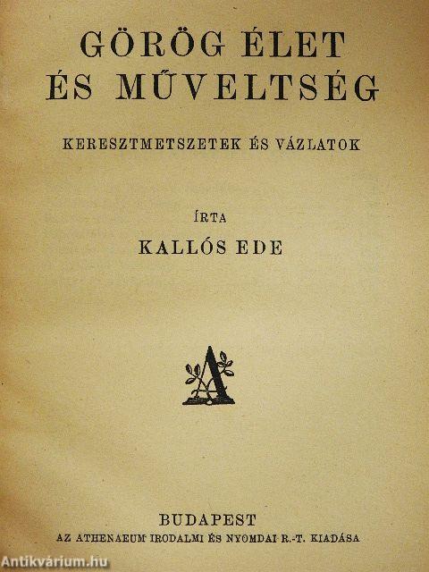 Görög élet és műveltség