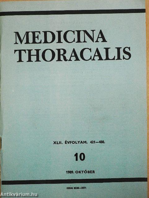 Medicina Thoracalis 1989. október
