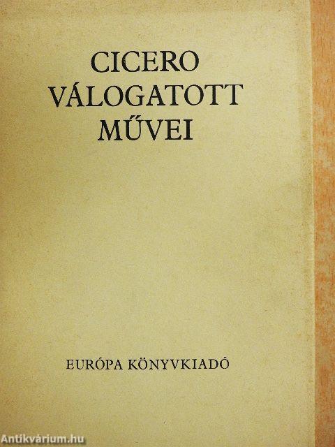 Cicero válogatott művei
