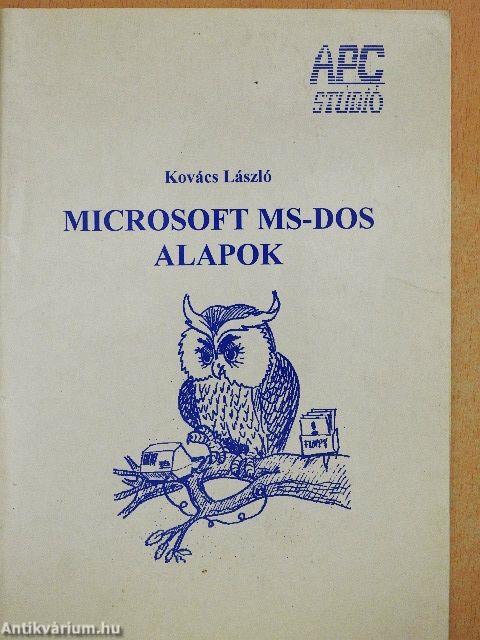 Microsoft MS-DOS alapok