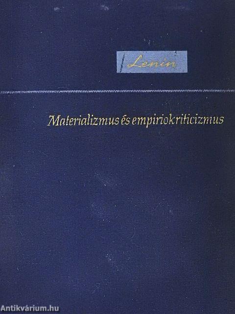 Materializmus és empiriokriticizmus