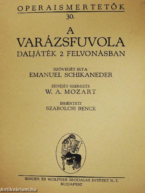 Mozart: A varázsfuvola