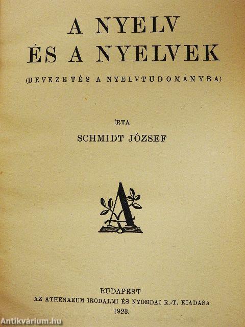A nyelv és a nyelvek