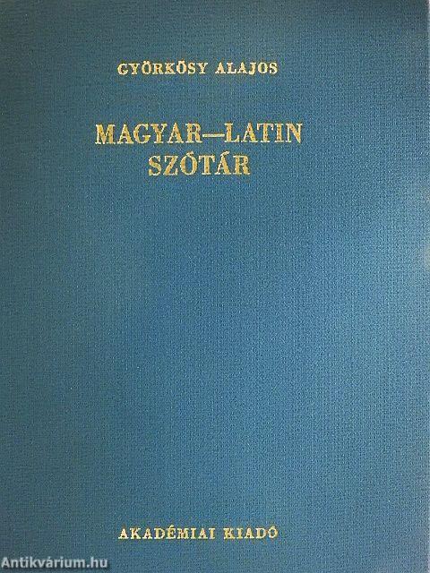 Magyar-latin szótár