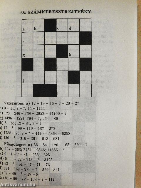 Számkeresztrejtvények