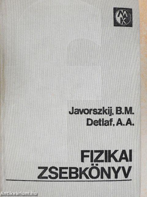 Fizikai zsebkönyv
