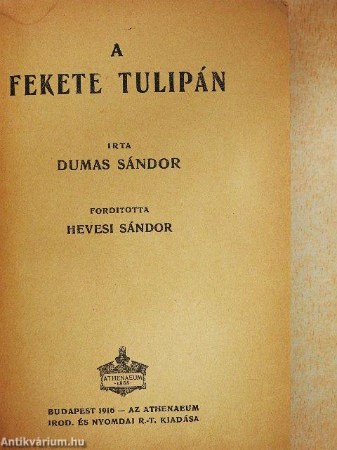 A fekete tulipán