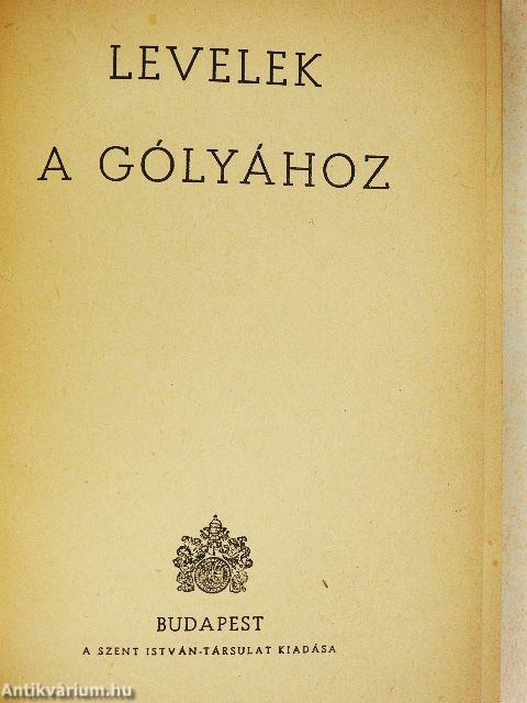 Levelek a gólyához