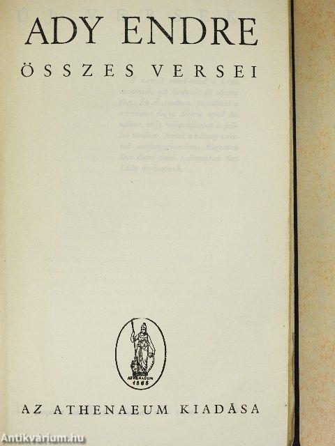 Ady Endre összes versei