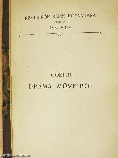 Goethe drámai műveiből