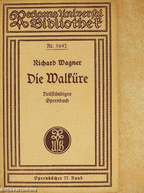 Die Walküre (gótbetűs)