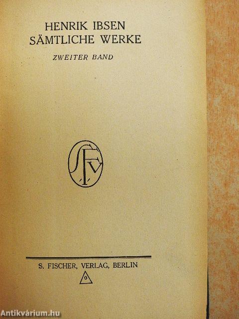 Henrik Ibsen sämtliche Werke II.