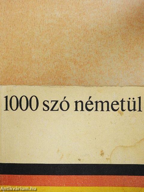 1000 szó németül