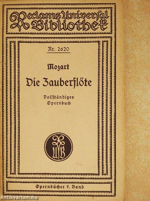 Die Zauberflöte (gótbetűs)
