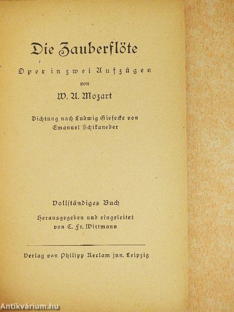 Die Zauberflöte (gótbetűs)