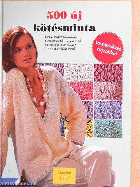 500 új kötésminta