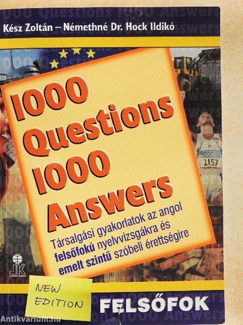 1000 Questions 1000 Answers - Felsőfok