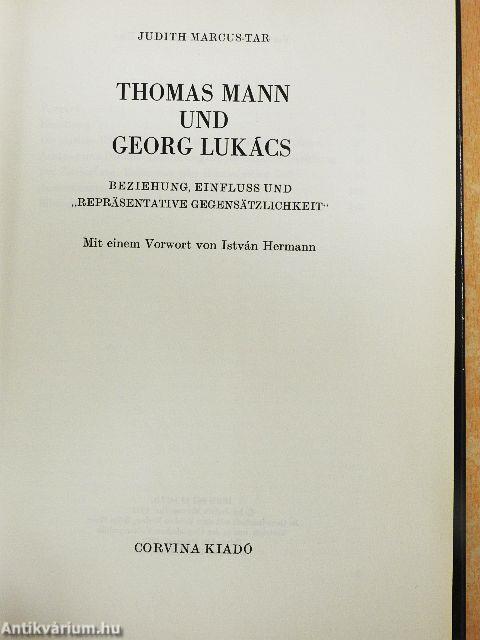 Thomas Mann und Georg Lukács