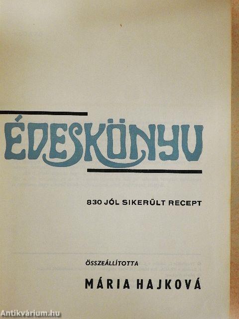 Édeskönyv