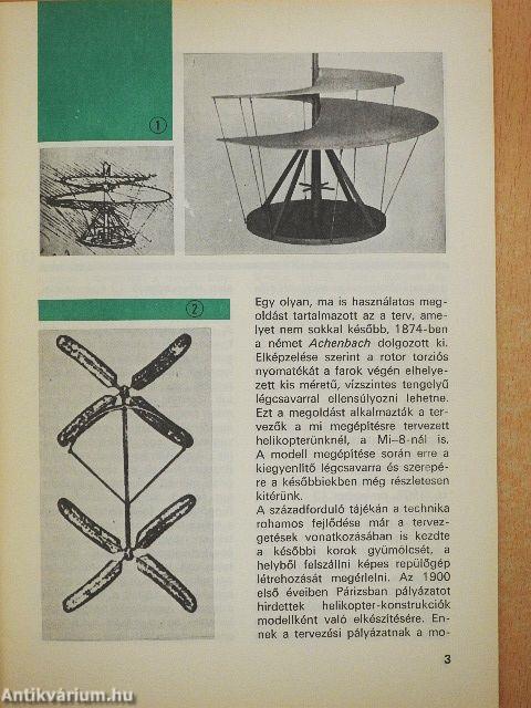 A MI-8 helikopter modellje