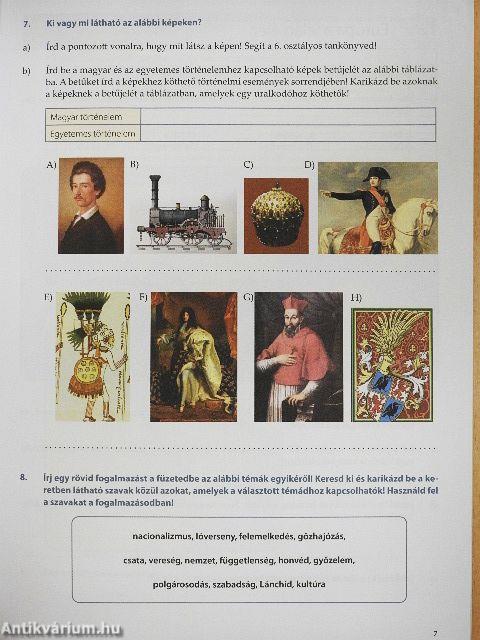 Történelem munkafüzet 7.