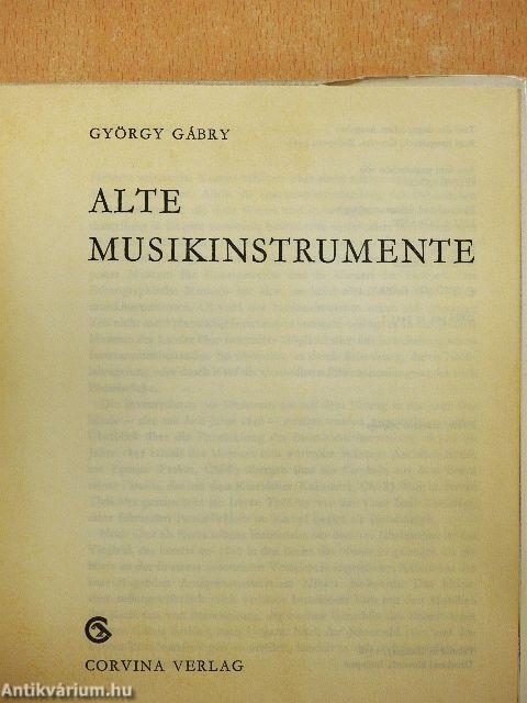 Alte Musikinstrumente
