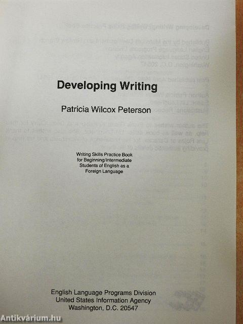 Developing Writing