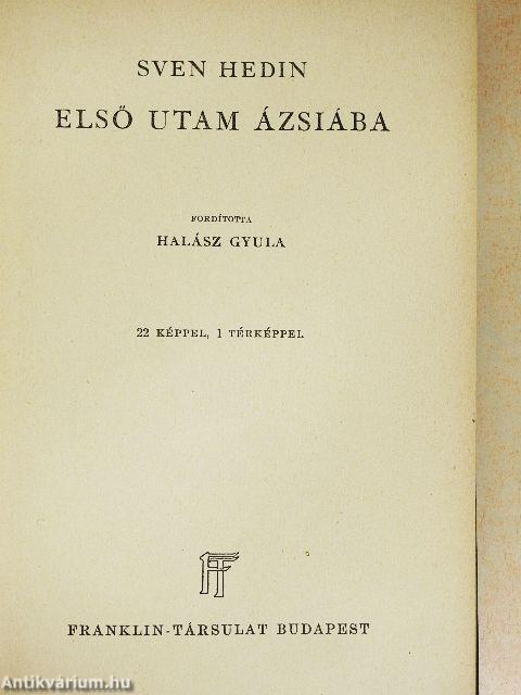 Első utam Ázsiába