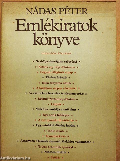 Emlékiratok könyve