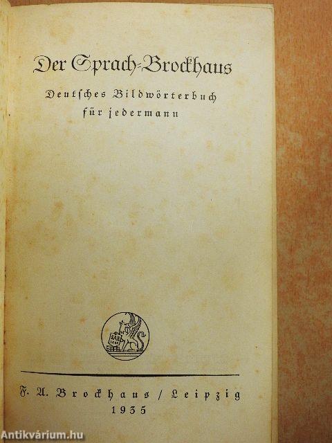 Der Sprach-Brockhaus (gótbetűs)