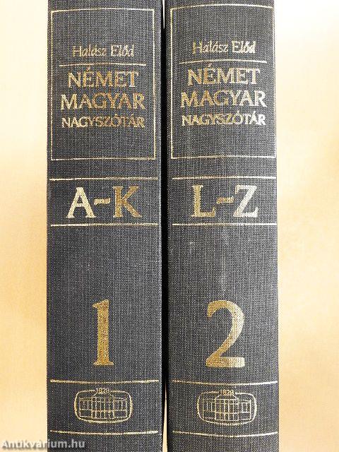 Német-magyar nagyszótár 1-2.