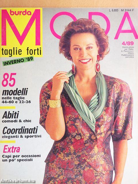 Burda Moda taglie forti Inverno 4/89