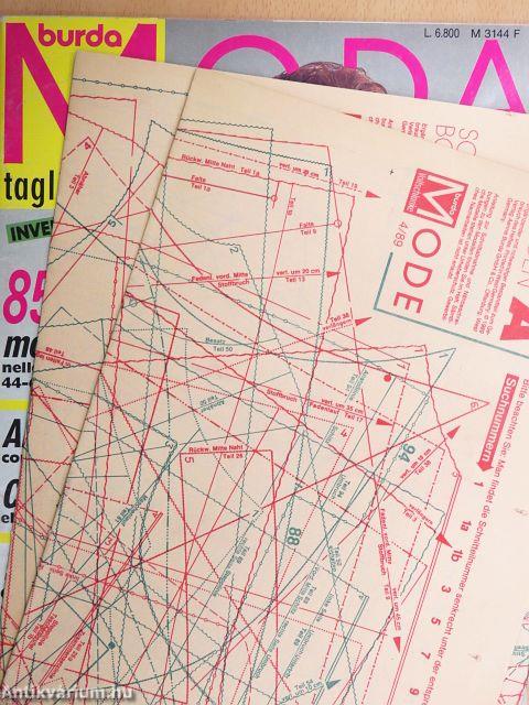 Burda Moda taglie forti Inverno 4/89