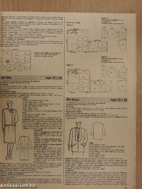 Burda Moda taglie forti Inverno 4/89