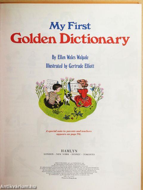 My First Golden Dictionary