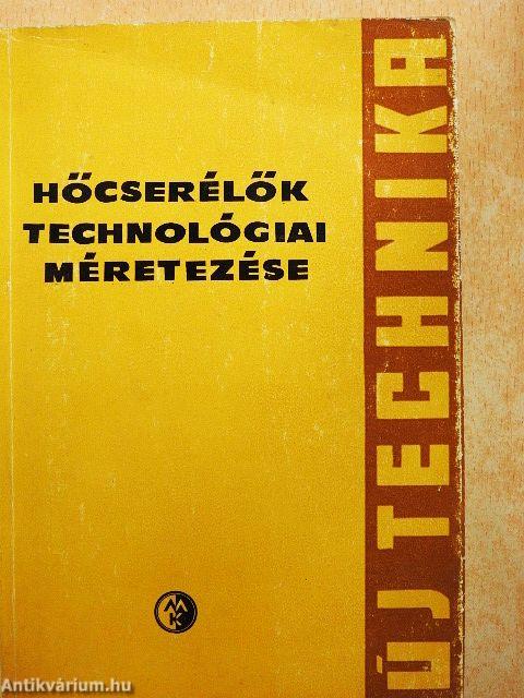 Hőcserélők technológiai méretezése