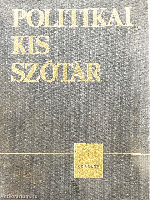 Politikai kisszótár